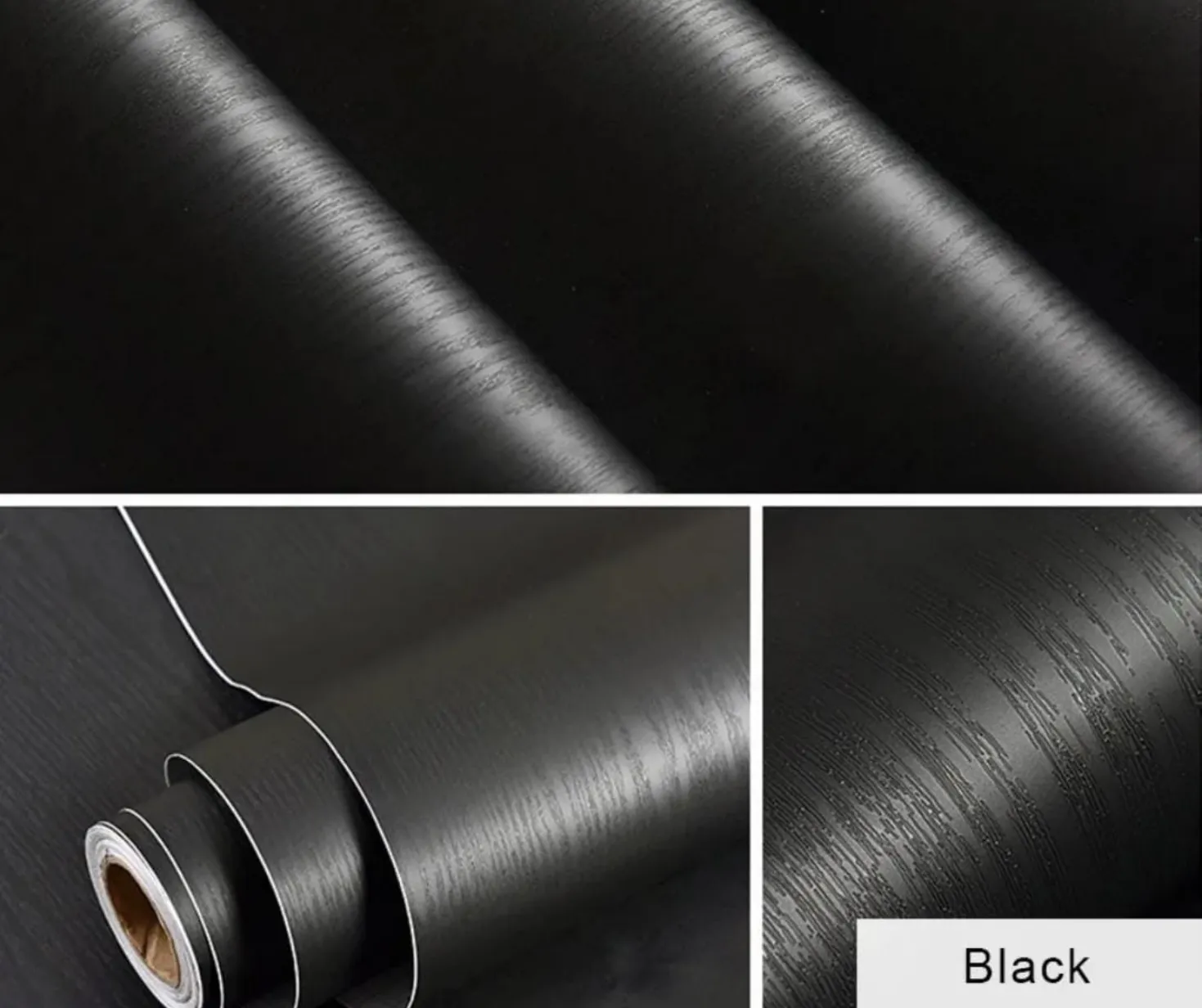 Black Wood Contact Paper