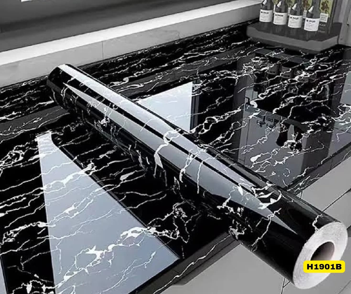 White and Black Contact Paper