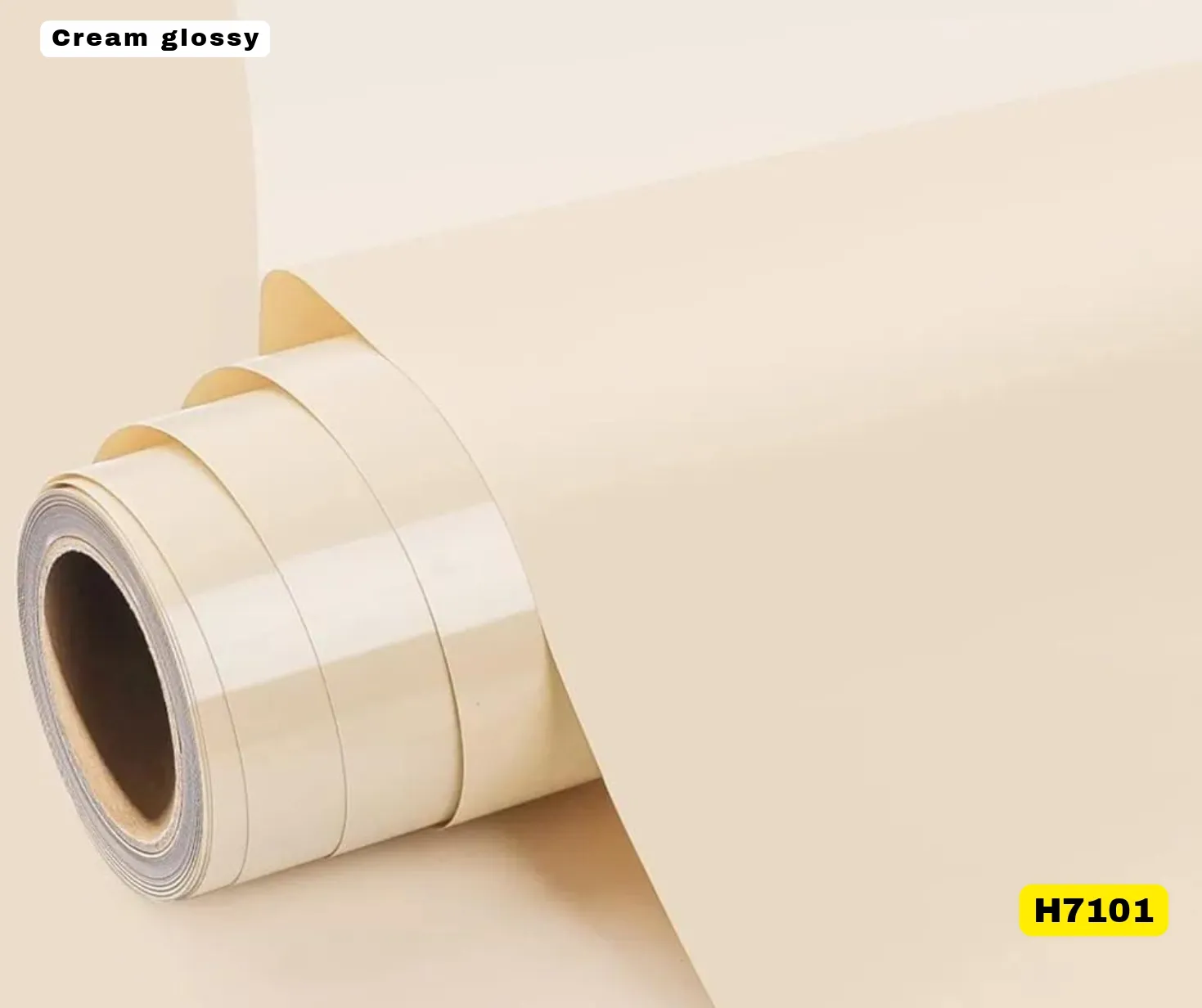 Creamy Glossy Contact Paper