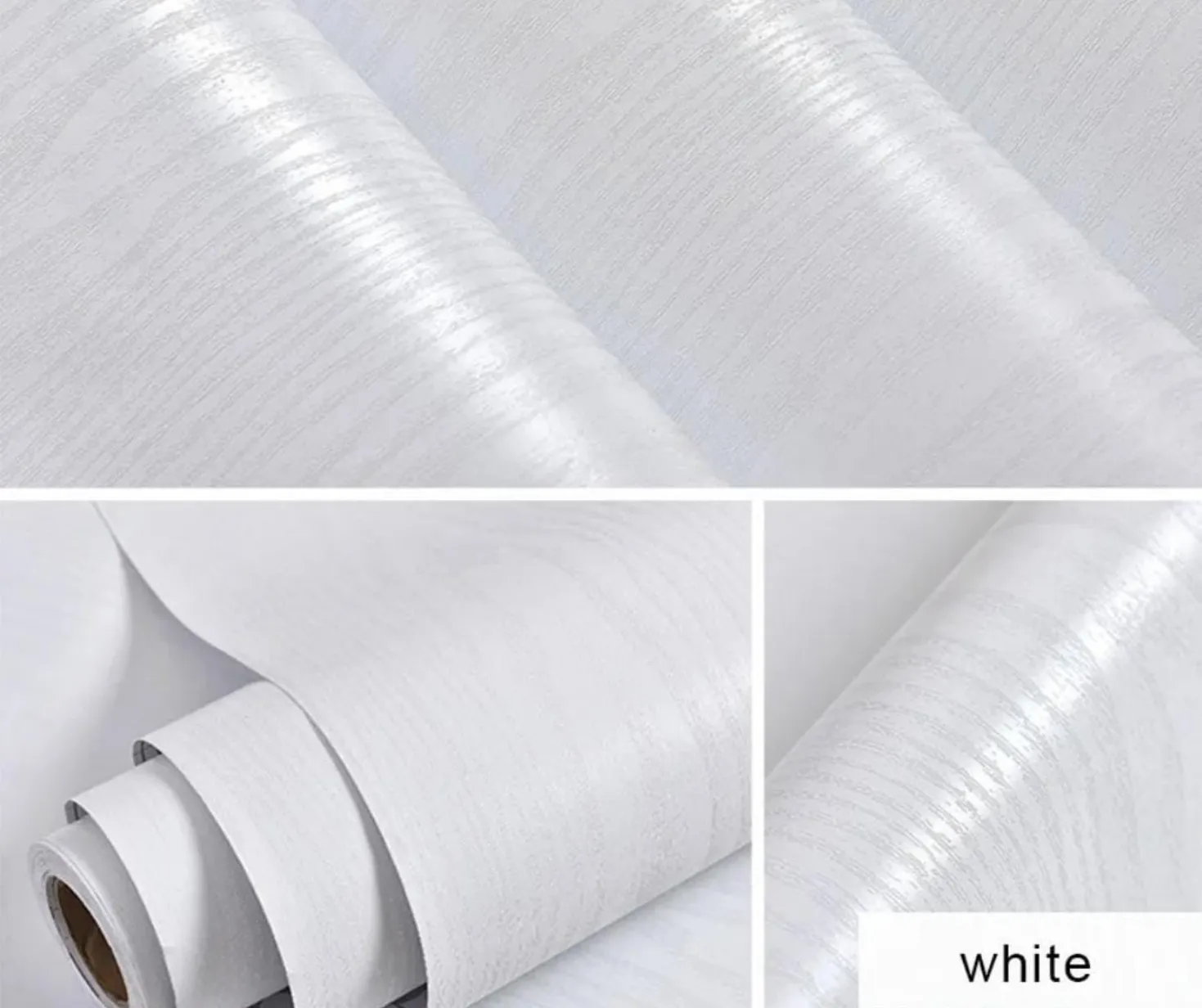 White Wood Contact Paper
