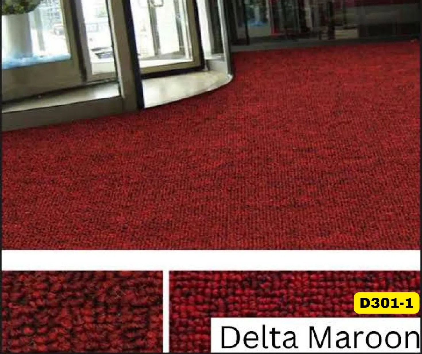 Delta Maroon Wall-To-Wall