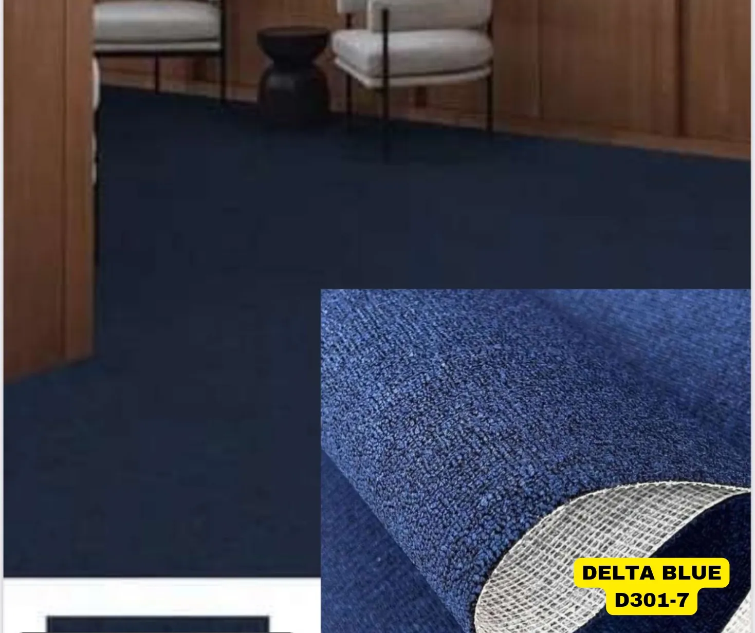 Delta Blue Wall-To-Wall
