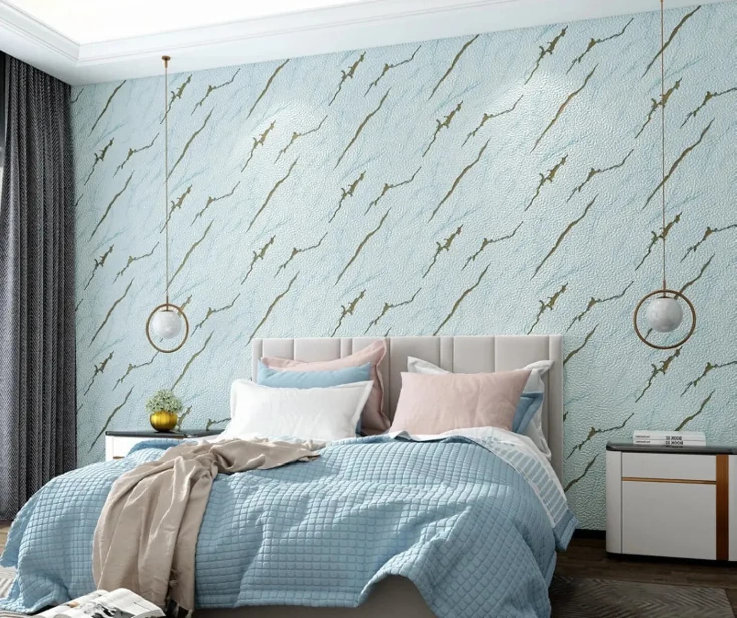 Embossed Wallpaper